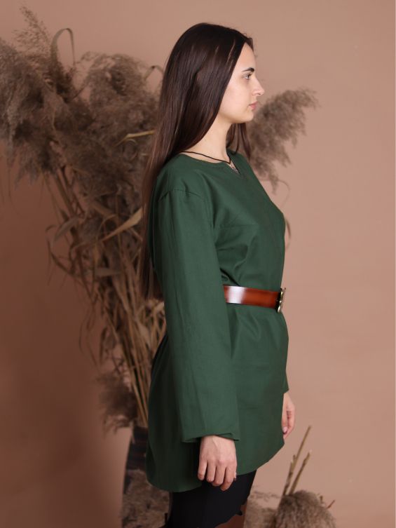 Medieval green tunic