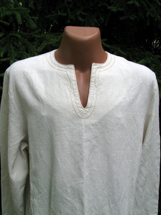 Off white medieval viking tunic