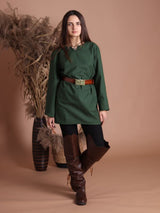 Medieval green tunic