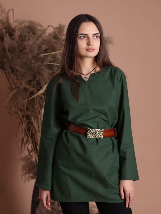 Medieval green tunic