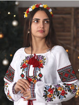 Romanian embroidered blouse