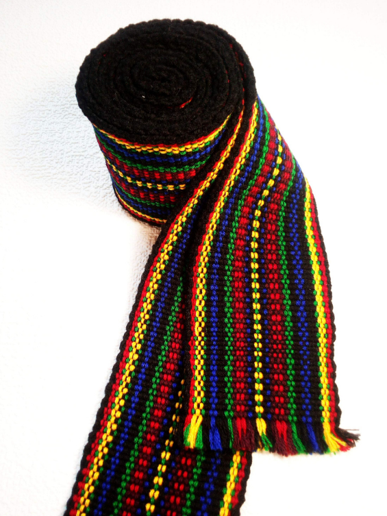 Rainbow woven belt 3"