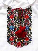 Romanian embroidered blouse