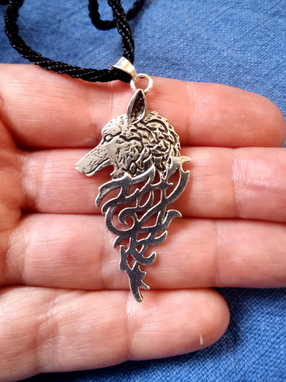 Viking wolf necklace