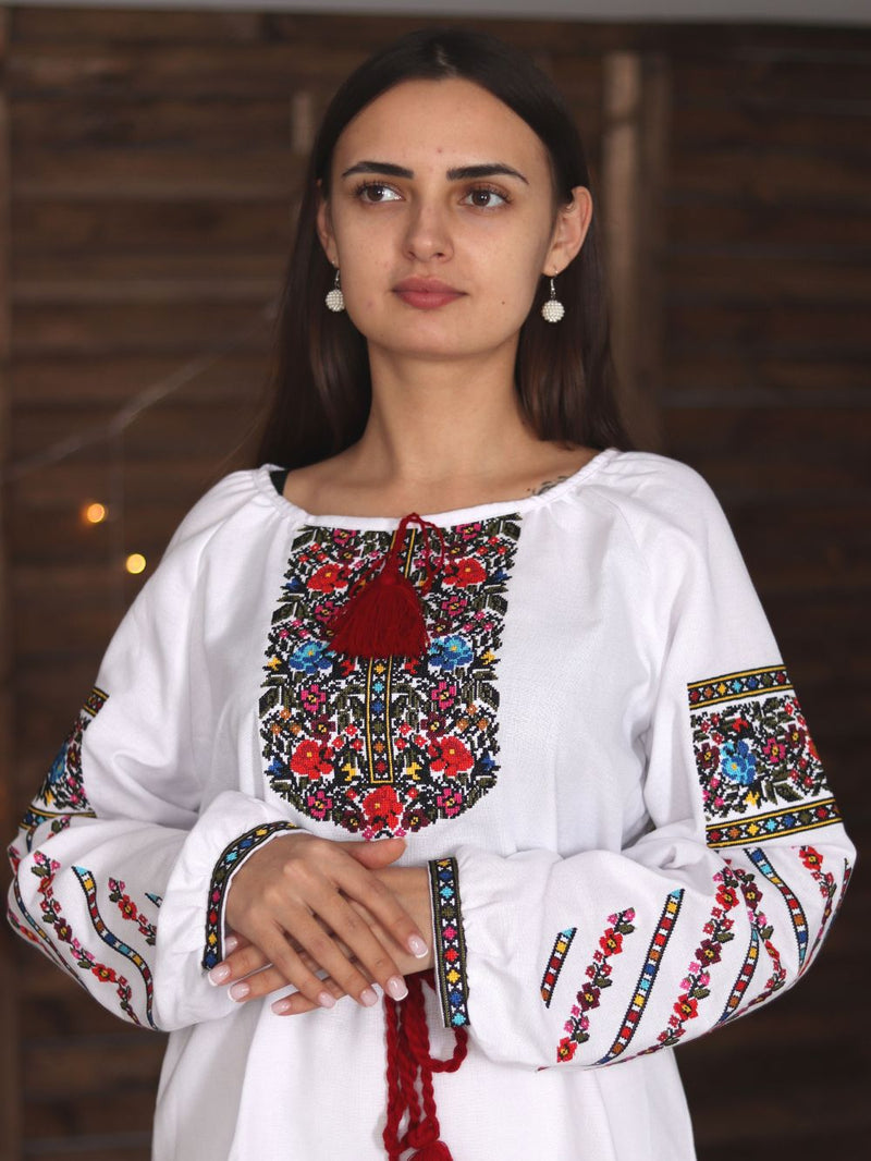 Romanian embroidered blouse