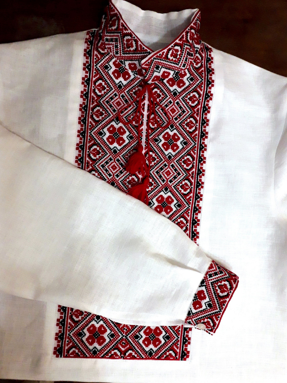 Slavic embroidered shirt