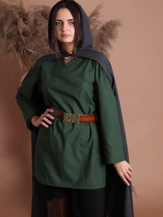 Medieval green tunic