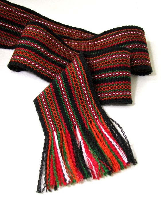 Christmas woven belt 3"