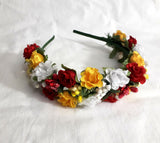 Ukrainian floral head wreath