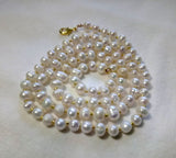 Freshwater pearl chain 24.5"